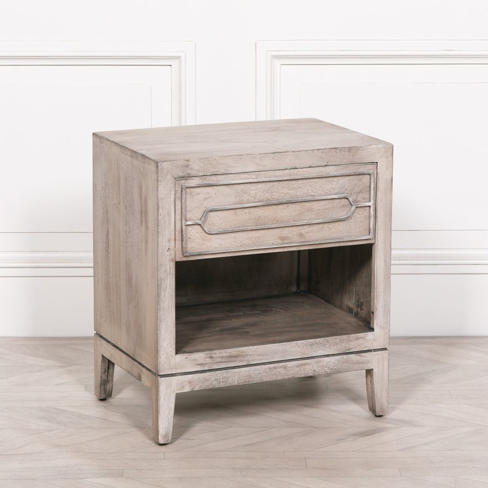 Product photograph of Wooden 1 Drawer Bedside Table from Choice Furniture Superstore.
